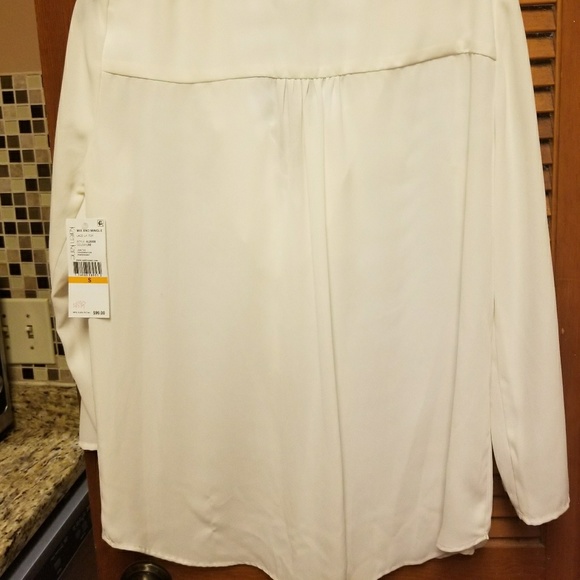Karen Kane white blouse size small - Picture 5 of 6